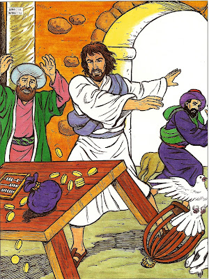 Resultado de imagem para jesus expulsa os mercadores do templo