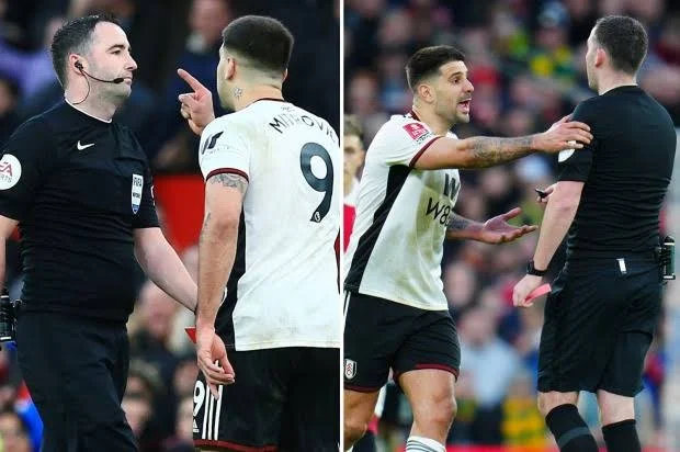Fulham's coach Silva, striker Mitrovic charged after Man Utd incident