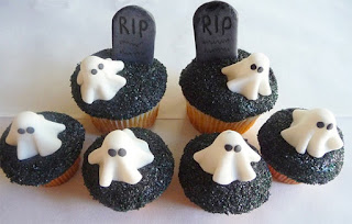 Halloween, Cup Cakes, Noche de Brujas