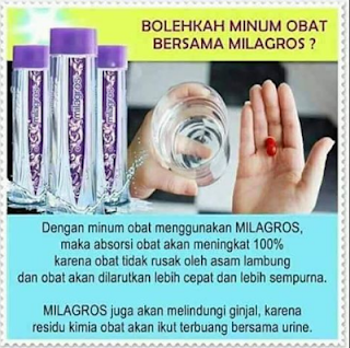 obat kimia dengan air milagros