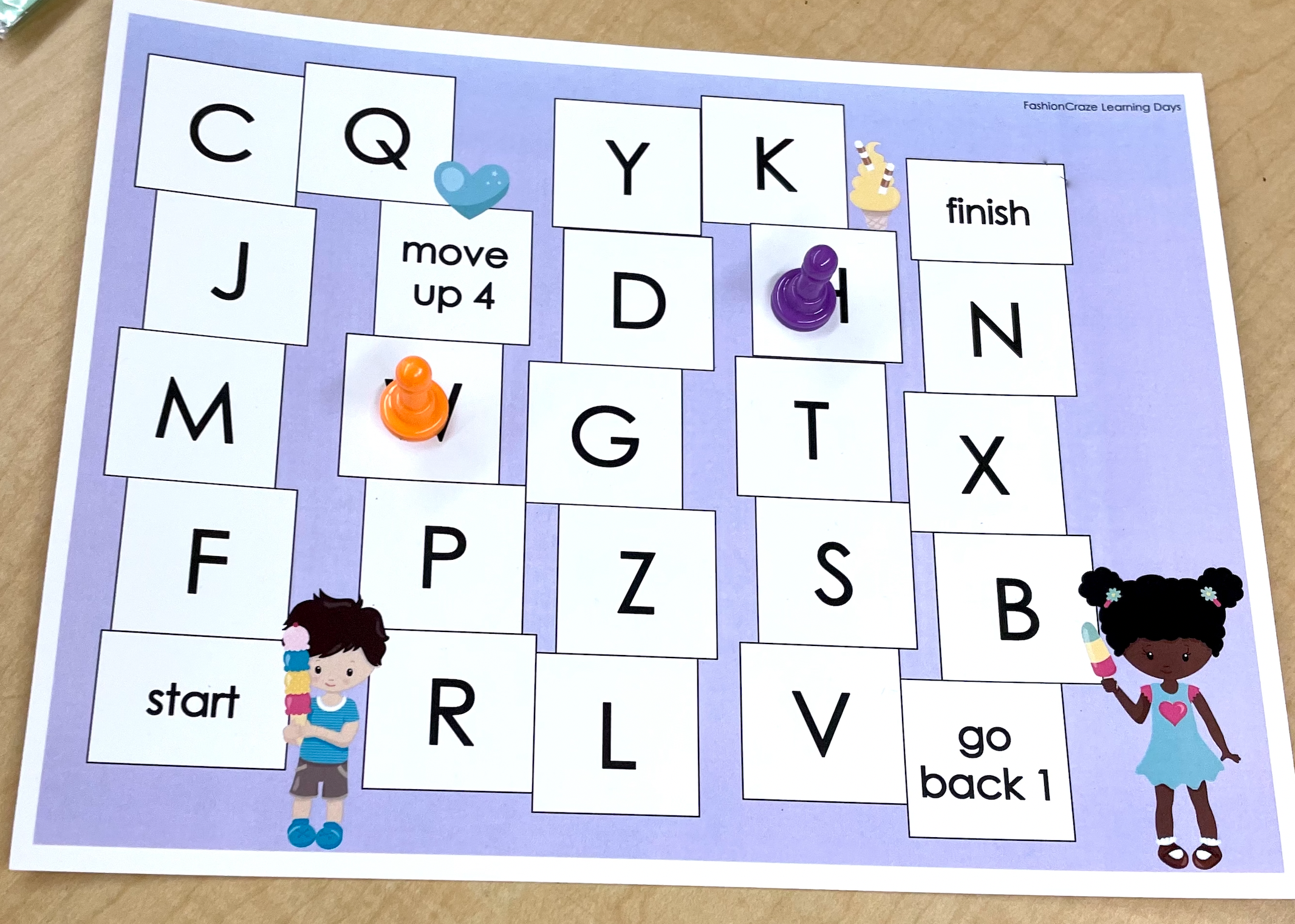 alphabet print and play games