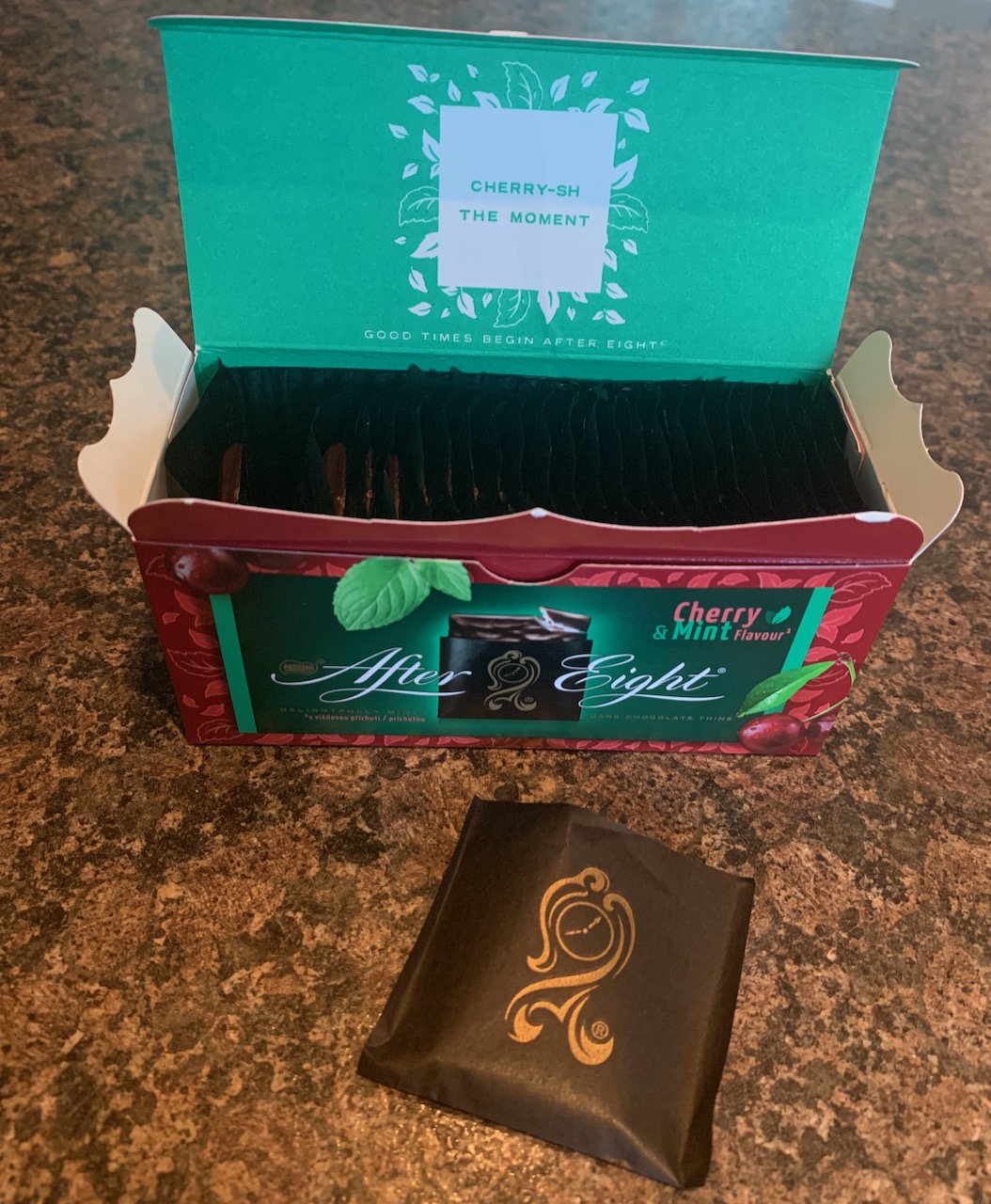 FOODSTUFF FINDS: After Eight - Cherry and Mint (Iceland) By @Cinabar