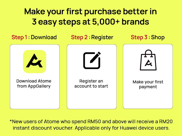 Huawei teams up with Atome to launch new rewards for shopping lovers