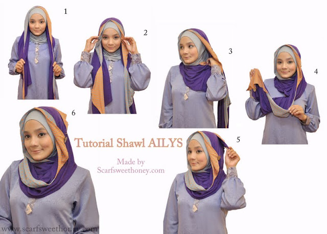 Tutorial Cara Memakai Hijab Lengkap 90 Gaya (Bagian 3 