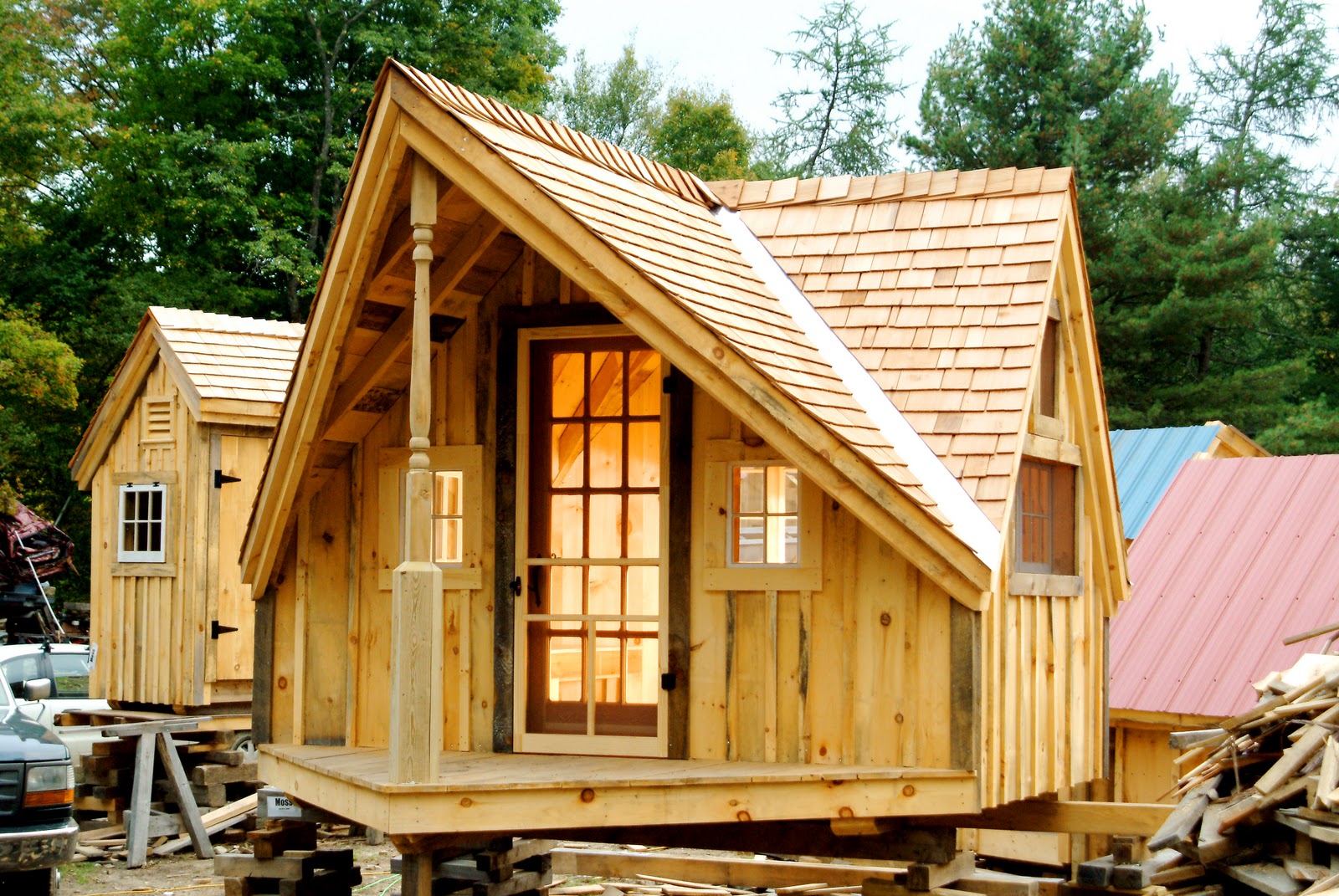 Relaxshacks.com: SIX FREE PLAN SETS for Tiny Houses/Cabins/Shedworking 