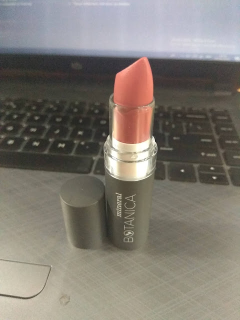 mineral botanica vivid lipstick 09 review Indonesia Swatch