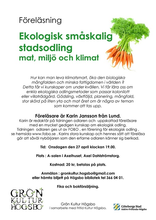Föreläsning ekologisk småskalig odling1