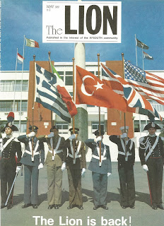 Cover of The Lion Magazine, AFSouth, JFC NATO, May 1987 Photo by Boyd Belcher, USAF