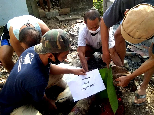 Kegiatan Peringatan Hari Raya Idul Adha 2020 di Dusun Kaliduren, Kebonharjo, Samigaluh