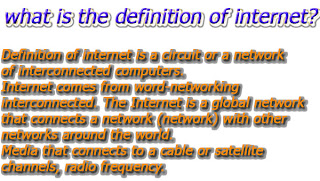 what is the definition of internet?