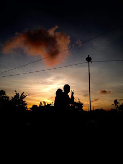 Siluet Sunset Potrait By Awe Fadillah