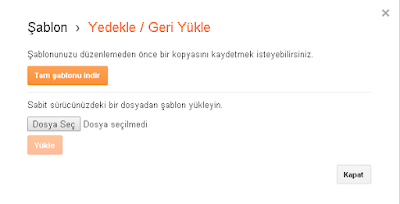 Blogger Tema Yükleme - Nasıl Yapılır 