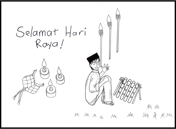 *: Koleksi Kad Hari Raya Kartun