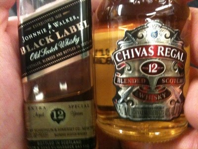 The Coopered Tot: Chivas Regal 12 versus Johnnie Walker