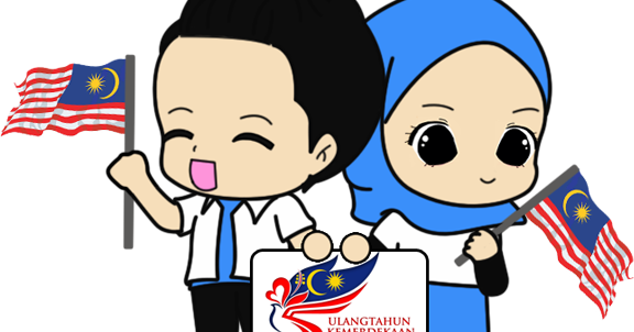 Freebies Doodle Couple Merdeka 2012 M 1