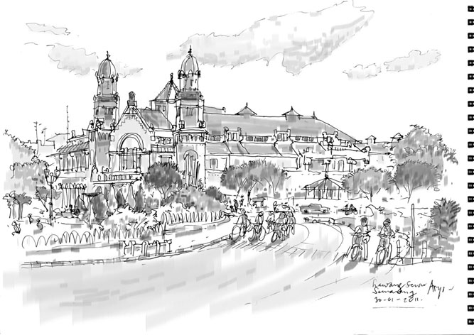 Urban Sketchers Indonesia Lawang Sewu 