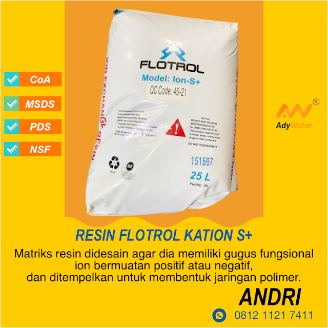 Resin Kation, Resin, Resin Softener, Resin Merek, Resin Pelunak Air, Resin Water Softening, Resin Water Softener, Resin, Cation, Cation Resin, harga resin kation flotrol S+, jual resin kation flotrol S+, jual resin softener, distributor resin softener, jual resin kation, resin untuk boiler, resin pelunak air, resin water softener