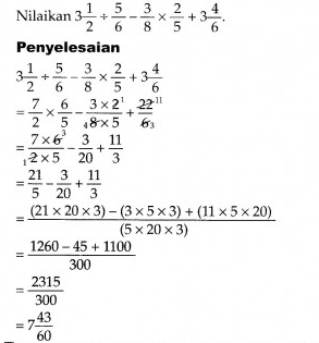 DUNIA MATEMATIK: Jawapan Latihan Tubi Bab 2 Pecahan