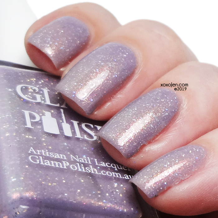 xoxoJen's swatch of Glam Polish No Guy Is Worth Your Life, Not Ever!
