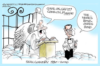 Sean Connery at the Pearly Gates