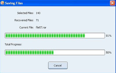 proses penyimpanan file yang hilang