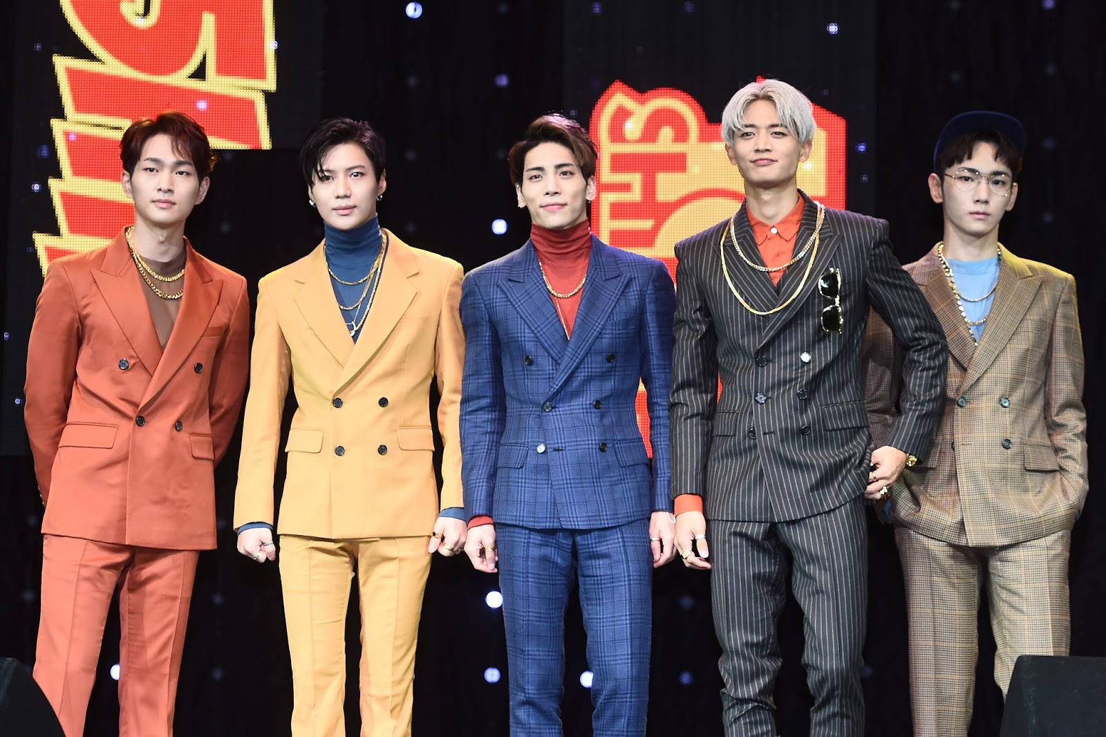 Shinee 1 Of 1 Press Conference They Do Not Share Their Private Lives