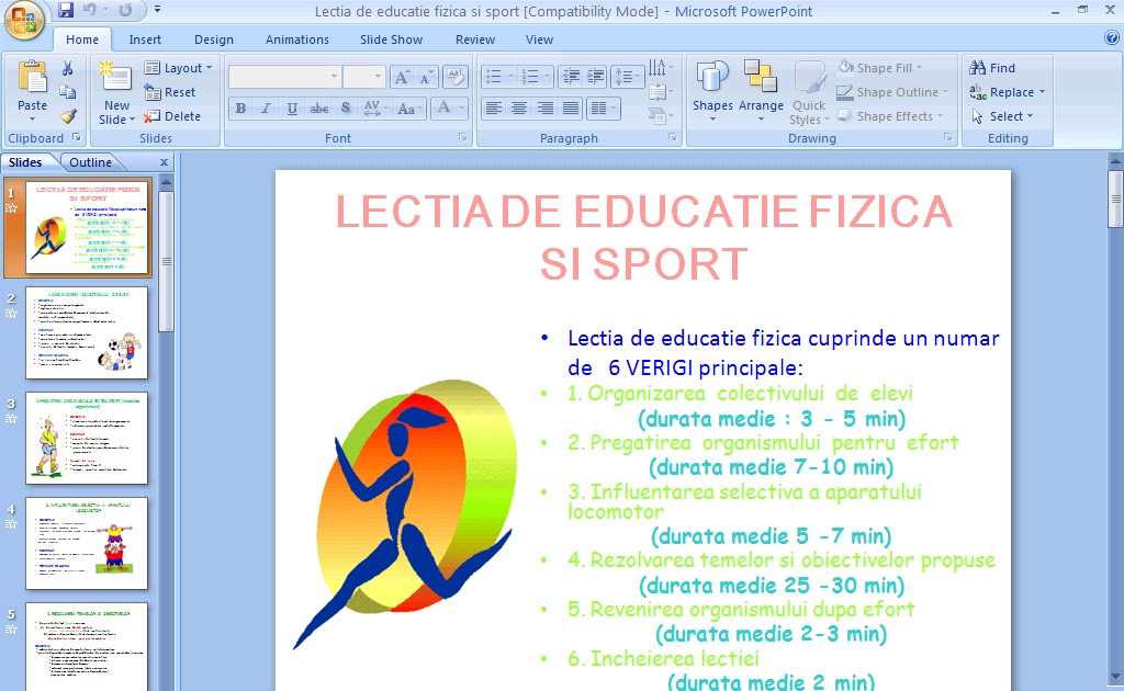 Corina Barbu Xi G Educatie Fizica Si Sport Prezentare