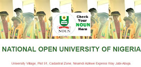 NOUN Undergraduate Admission Requirements | NOUN Courses Accredited by NUC