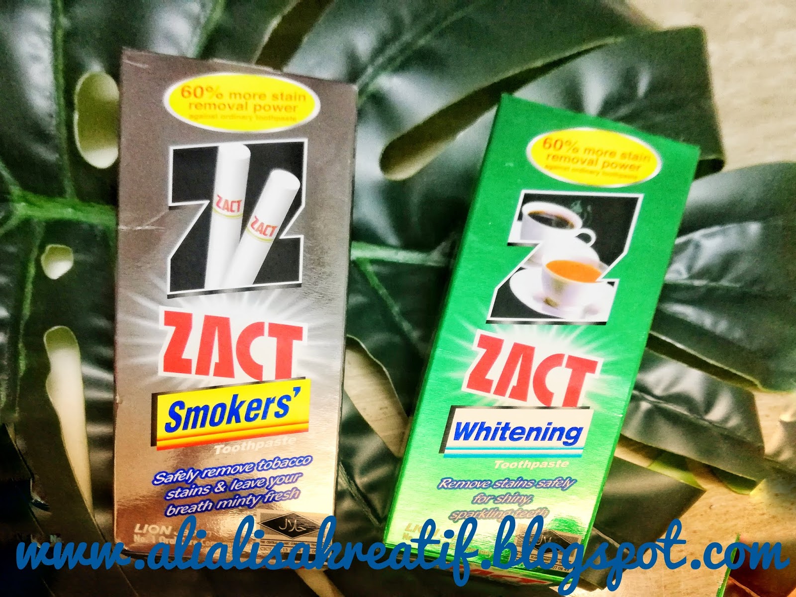 Alialisakreatif by kolin zainal: ZACT Whitening Tooth 