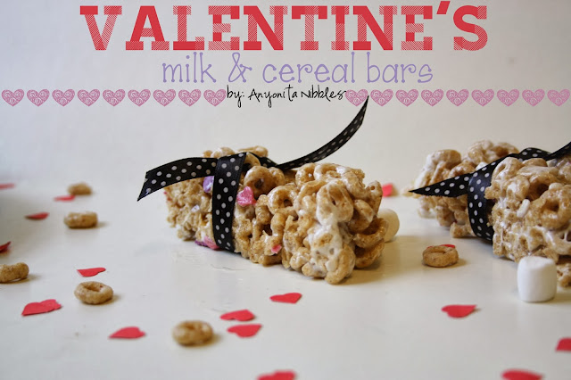 Valentine's Milk & Cereal Bars