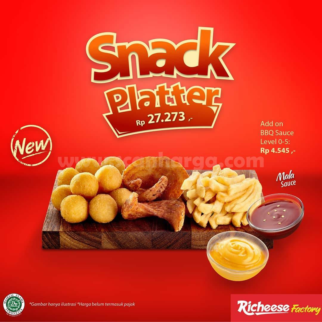 Baru! Richeese Factory Snack Platter harga cuma Rp 27.273