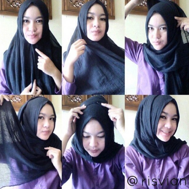 Cara Memakai Hijab Modern Style 2016