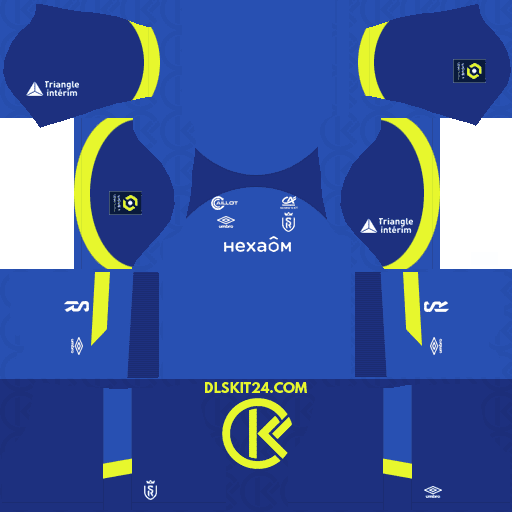 Stade de Reims Kits 2023-2024 Umbro - Dream League Soccer Kits 2024 (Goalkeeper Third)