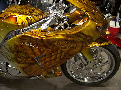 Gold Motorcycle