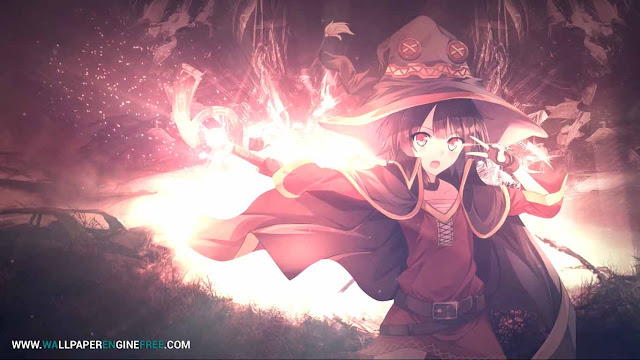 Megumin Anime Wallpaper Engine