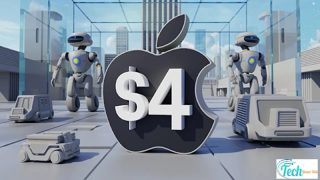Apple Nears $4 Trillion Market Cap on AI Optimism