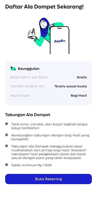 Kode Bonus Aladin Bank Syariah Referral untuk Pengguna Baru