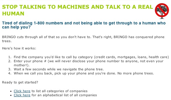 Stop talking to machines