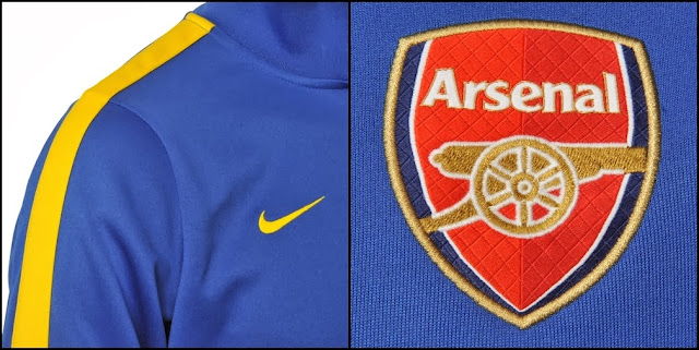 Jaket Grade Ori Nike Arsenal N98 Authentic Blue 2013/2014