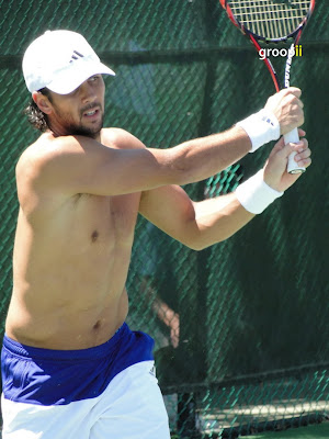 Fernando Verdasco Shirtless at Cincinnati Open 2010