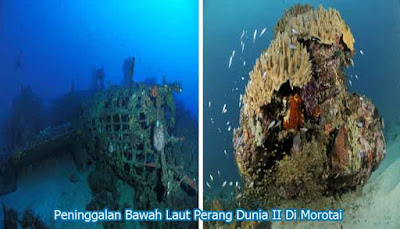 Peninggalan bawah laut Pulau Morotai