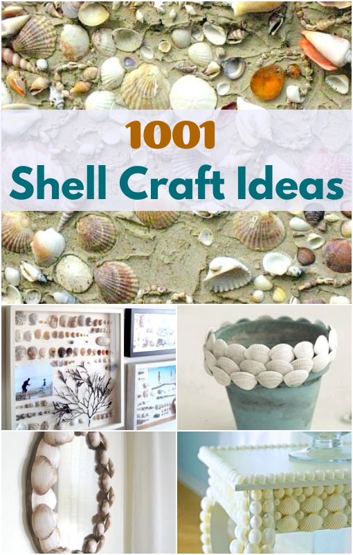 1001 Sea Shell Craft Ideas Decorative Home Crafts