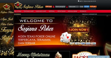 SARJANAPOKER.COM AGEN JUDI POKER ONLINE TANPA ROBOT