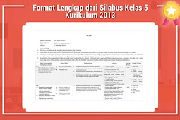 Format Lengkap Dari Silabus Kelas 5 Kurikulum 2013