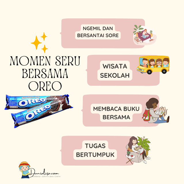 momen seru bersama oreo