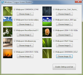 Enjoy Different Login Screens at each Windwos 7 Login