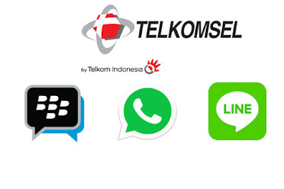 Cara Daftar Paket Chat Telkomsel ( Whatsapp, Line, BBM ) Terbaru 2019