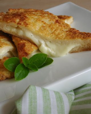 mozzarella in carrozza. or Mozzarella in a Carriage.