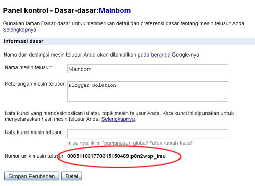 Cara Membuat Google Custom Search Engine Sendiri