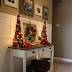 Entry Table Christmas Decorating Ideas